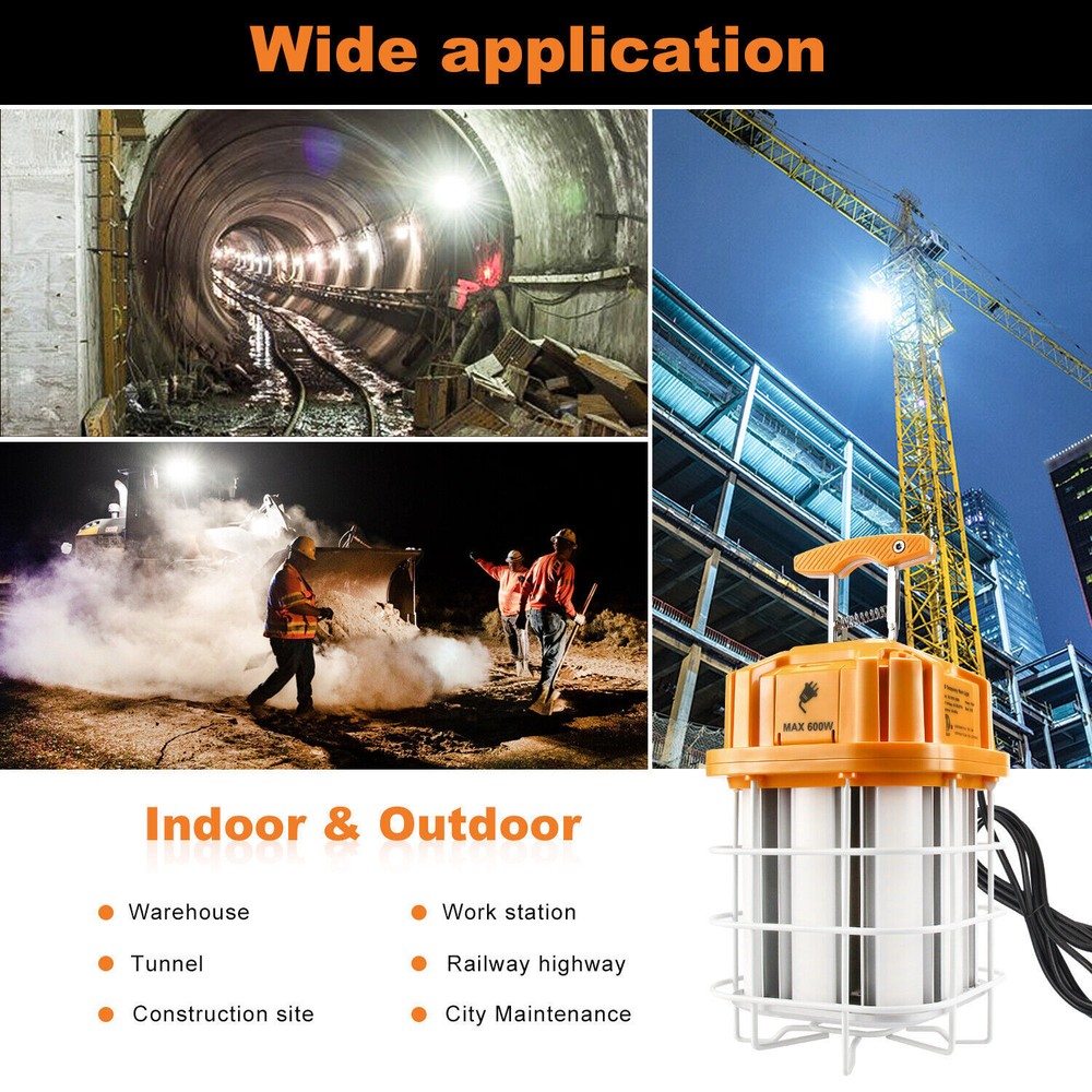 150W LED Temporary Work Light Linkable Construction Jobsite Light 5000K 21000LM