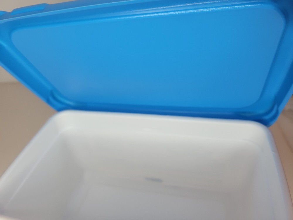 Baby Wipes Container Kroger Vintage EMPTY Blue and white