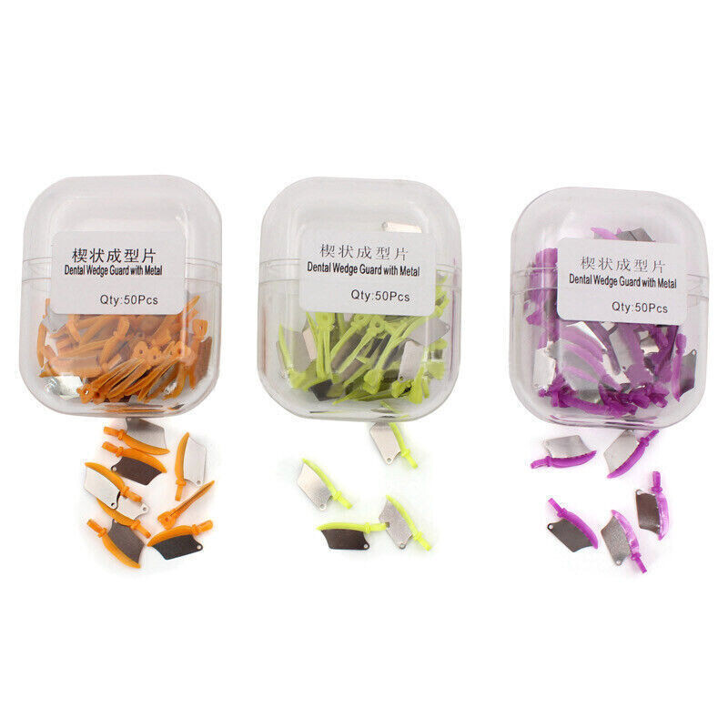 50 Pcs/Box Dental Interproximal Guard Matrix Fender Wedge Knife Protect Prep LMS