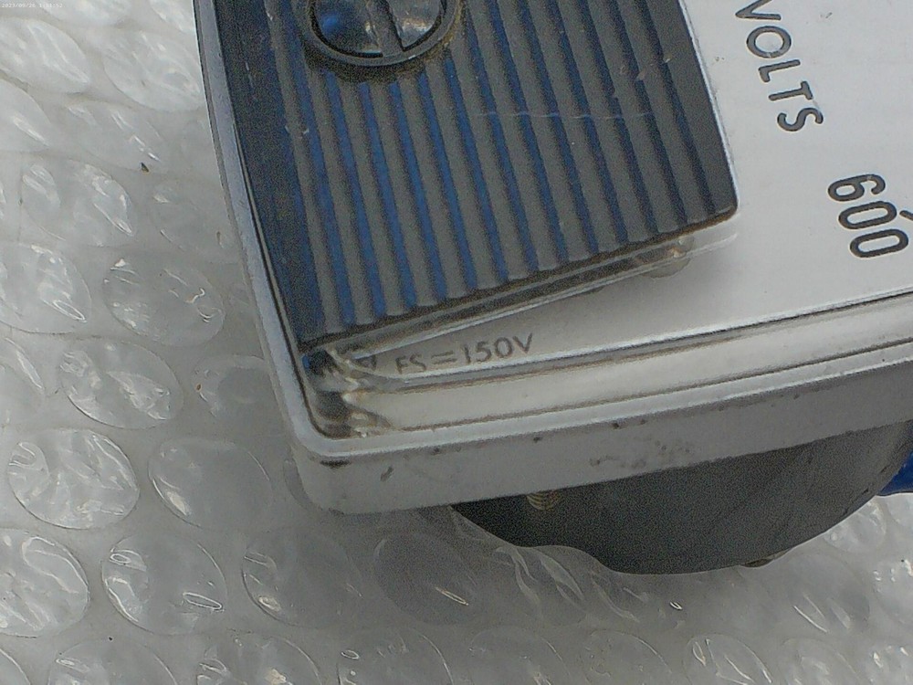 INDUSTRIAL SPARE 0-600V PANEL METER UNMP