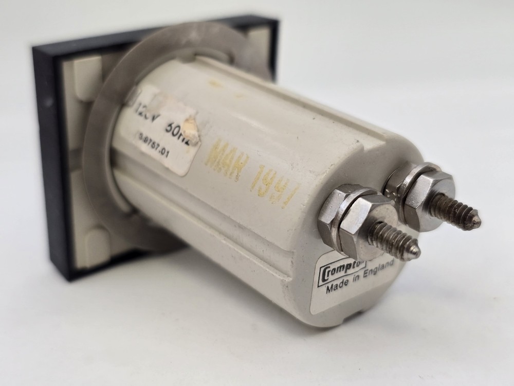 Krompton 549-15 Elapsed Time Meter Panel Mount 120V Hours