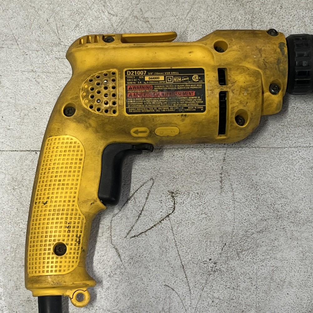 DEWALT 3/8” CORDED DRILL D21007