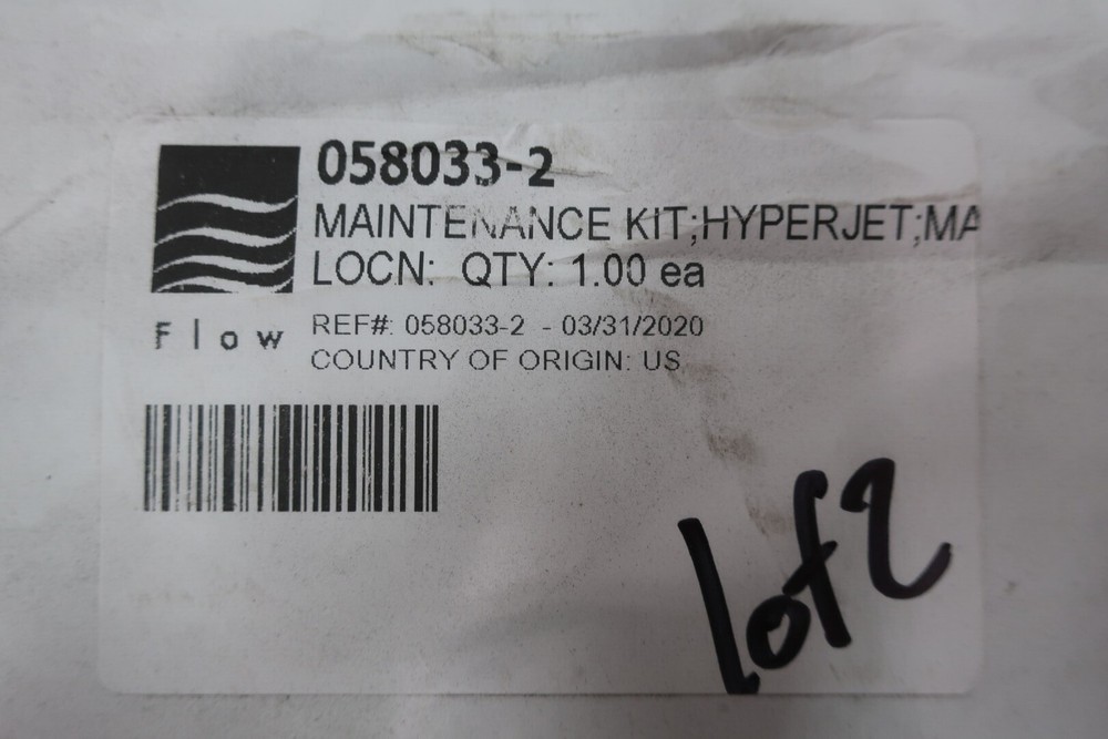 Flow 058033-2 Hyperjet Maintenance Kit