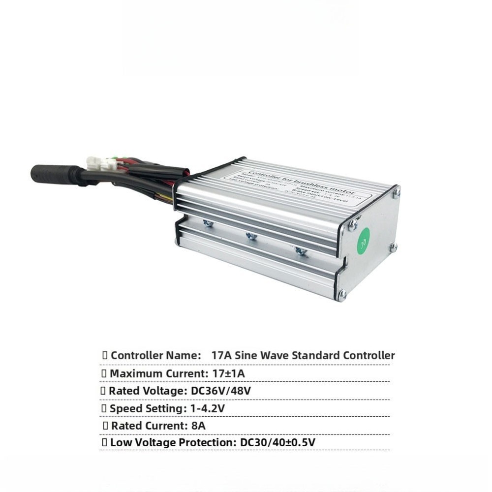 Electric Bicycle Controller 36V 48V for KT17A Brushless Motor Sine Wave Design