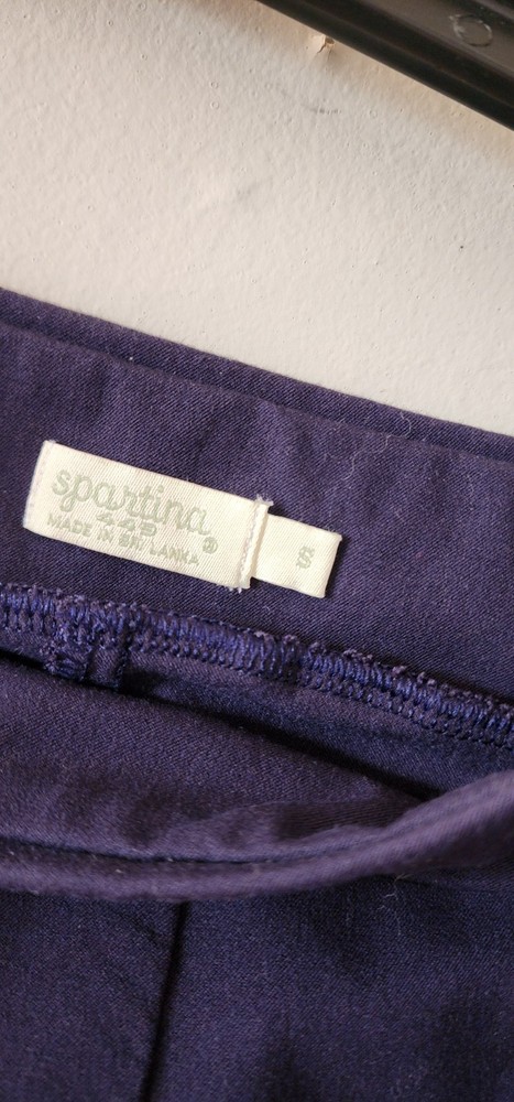 Spartina 449 Maren Pull On Pants Navy Blue Stretch Size Medium