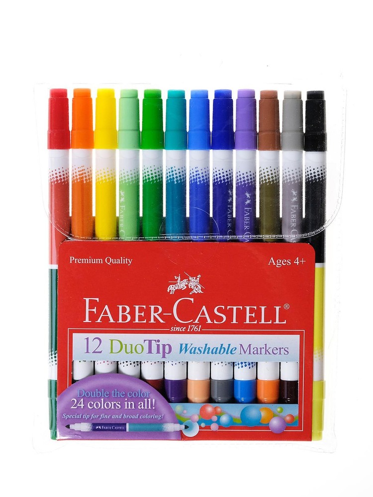 Faber-Castell DuoTip Washable Markers