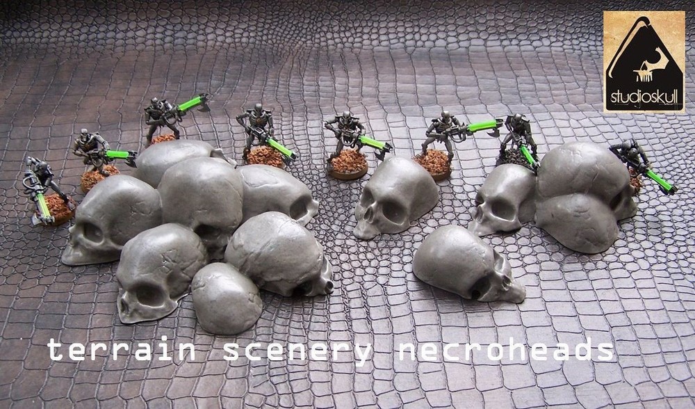 TERRAIN SCENERY NECROHEADS NECRONLAND
