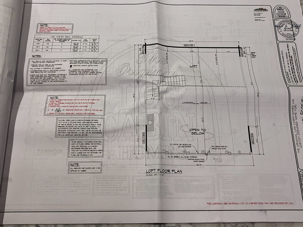 3000 sf Custom Log Home Kit with Fully Engineered Plans--Build It Anywhere!