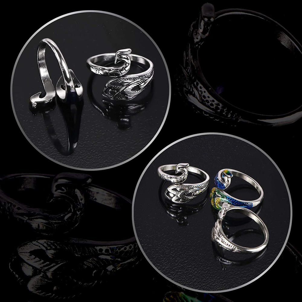 3 Pack Adjustable Knitting Loop Crochet Loop Yarn Guide Finger Holder Ring