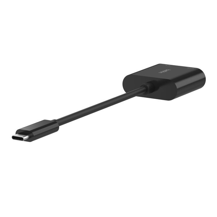 Connect USB-C to Ethernet + Charge Adapter 100W, Black
