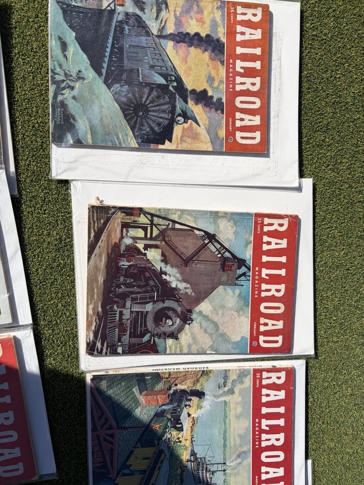 Railroad Magazines 1949 Full Set