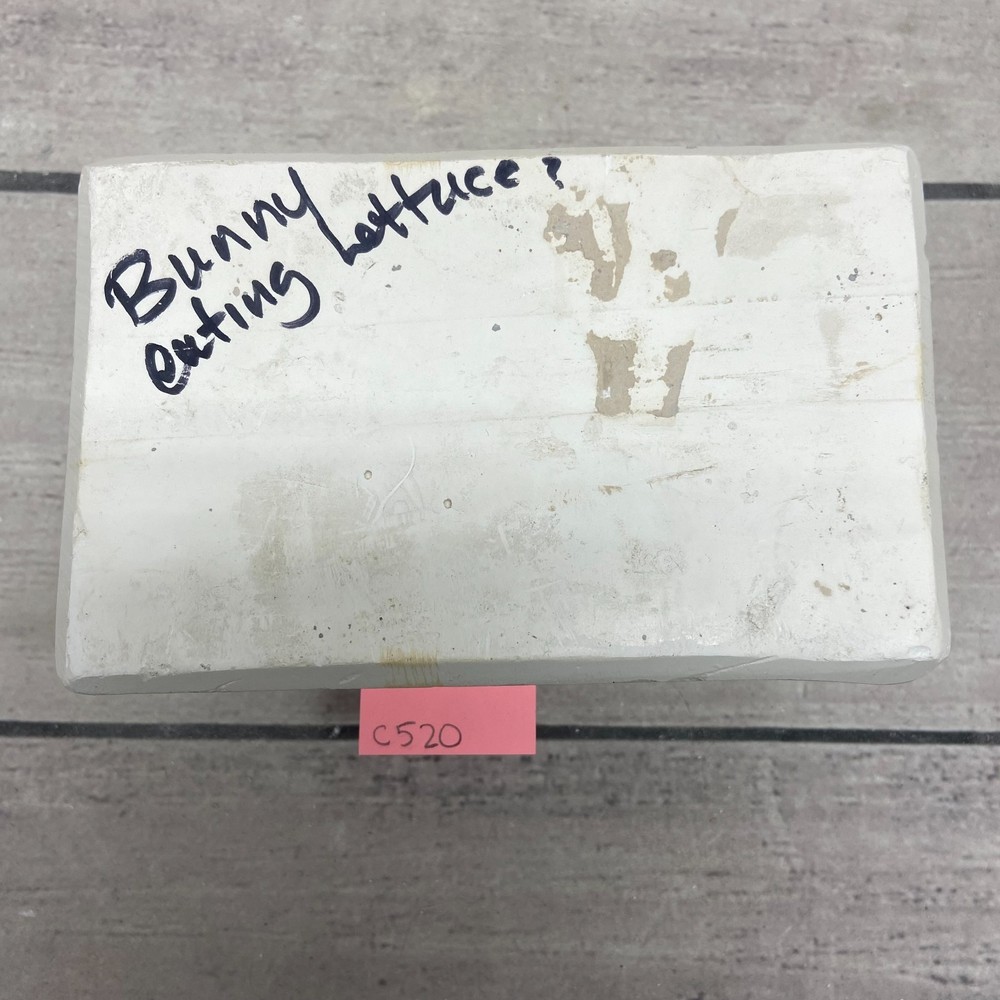 Weaver Mold Ceramic Casting Mold Bunny Eating Lettuce #56