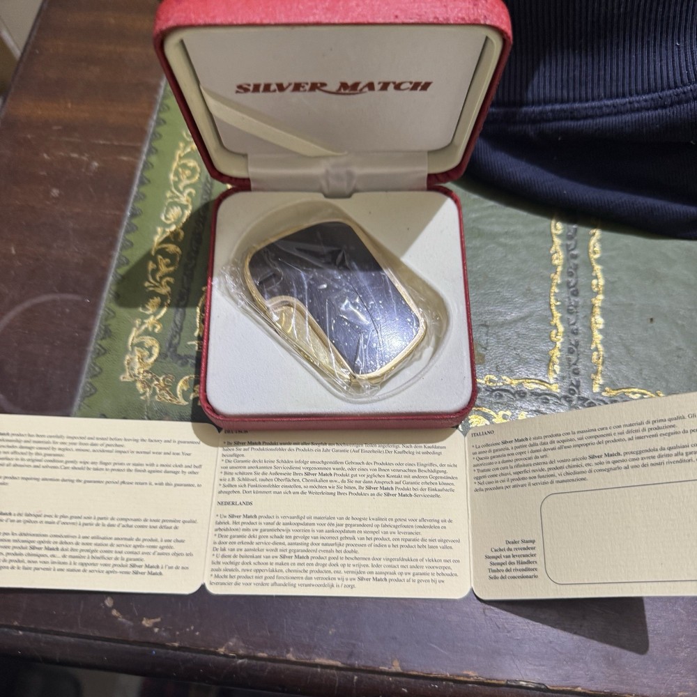 silver match vintage lighter Never Been Used