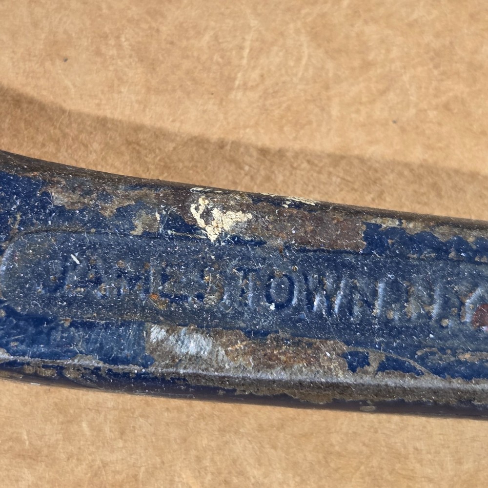 Vintage Crescent Tools Shears Blue Handle S411 USA