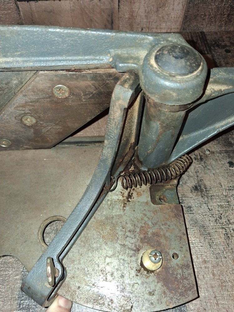 Cast Iron Mitre Trimmer Cutter Guillotine Please Read