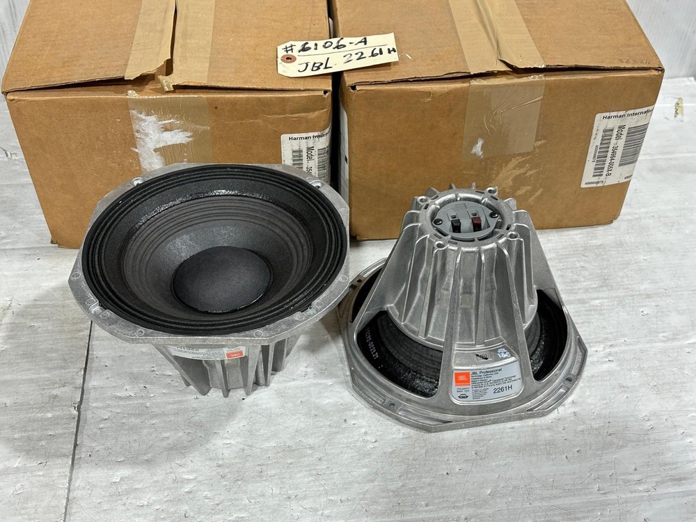 JBL 2261H 8OHMS Line Array Speaker Woofer #6106-A (One)THS