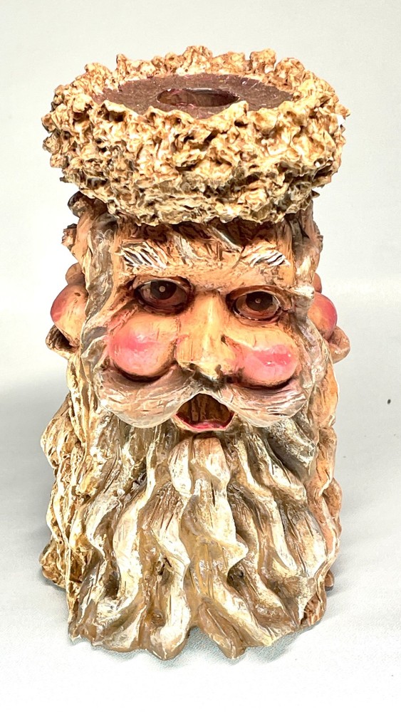 Three-Faced Candle Holder Past Present Future Sculptural Decor