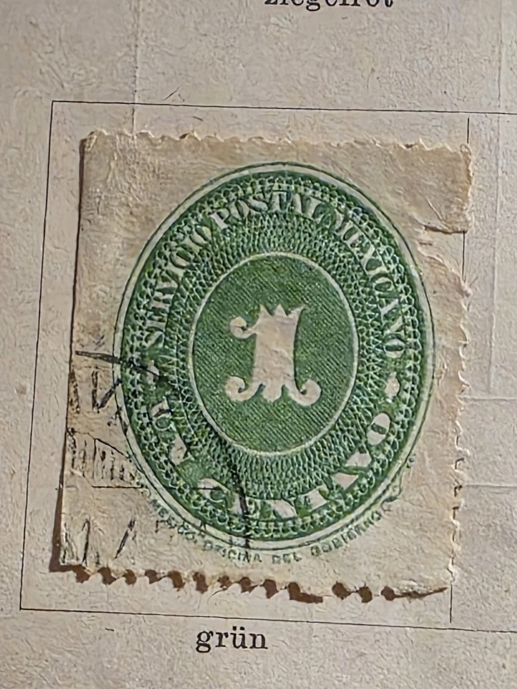 Foreign Mexico 1c Stamp Used - #I419