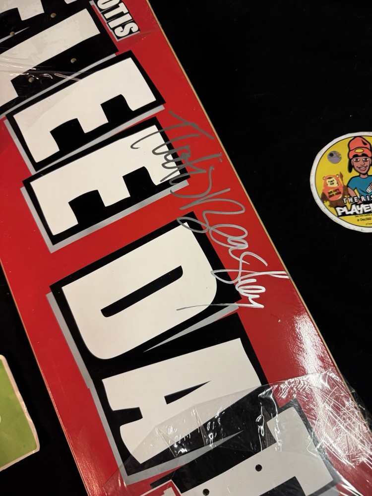 RARE SIGNED Theotis Beasley Belee Dat Baker Skateboard Deck Pro Model AUTOGRAPH