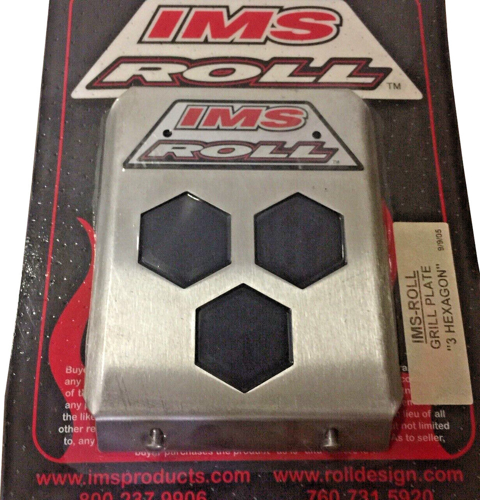 IMS Roll Design Custom Classic ATV Quad Front Bumper Grille Plate 3 Hexagons