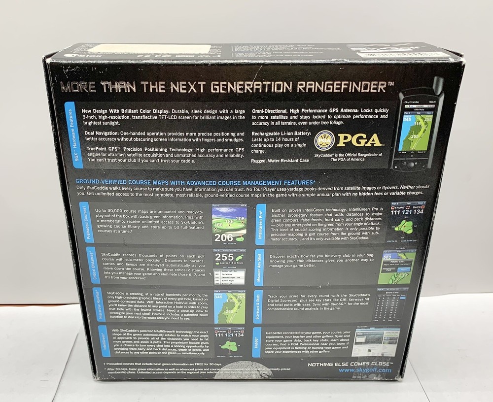 SkyCaddie SGX Golf Course GPS w/Accessories