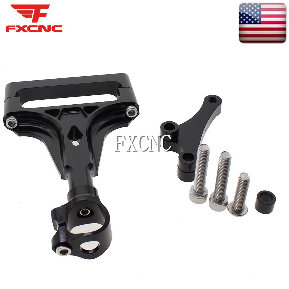 Steering Damper Stabilizer & Mount Bracket Support For Kawasaki Z750 2003-2013
