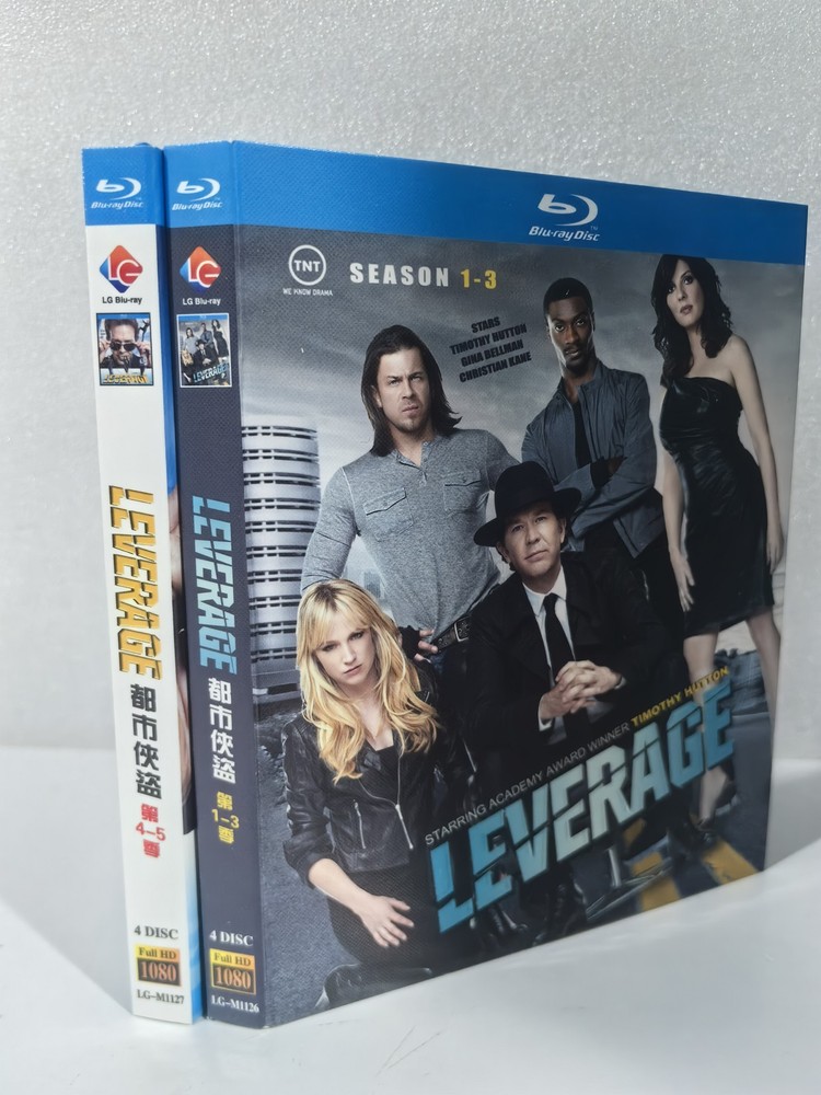 Leverage Season 1-5 (2008-2012) 8-Discs  New Sealed Box Set English