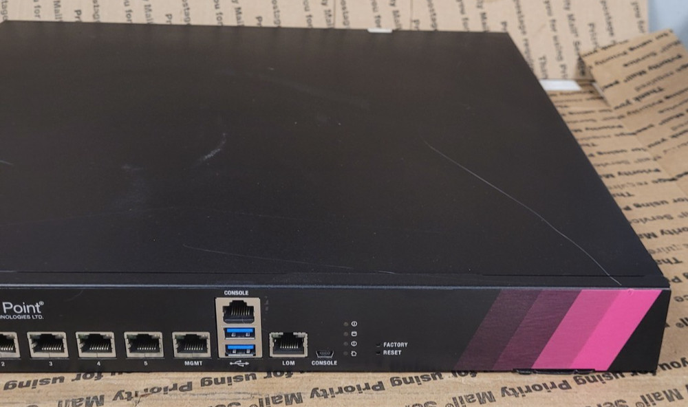 CHECKPOINT PB-20 SECURITY FIREWALL APPLIANCE NO RACK EARS (TESTED)