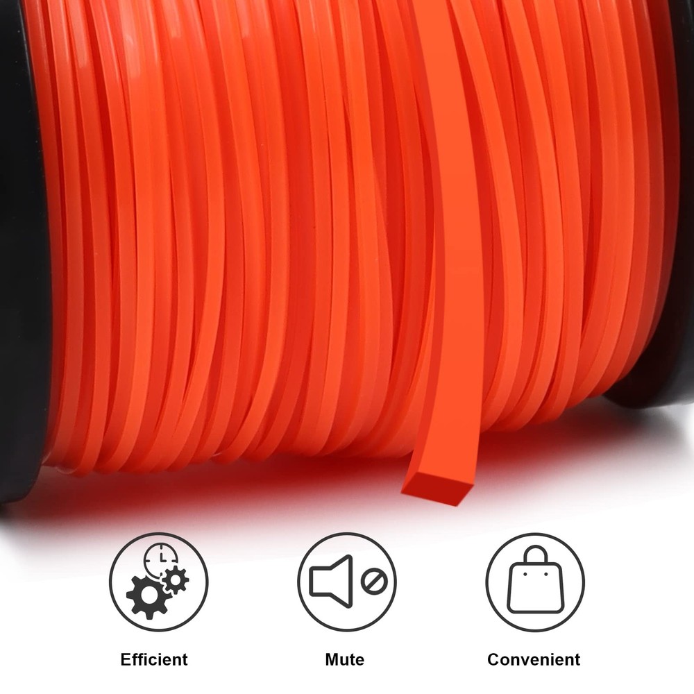 105 Trimmer Line Square Weed Wacker String .105Inchby330ft, Weed Eater String...