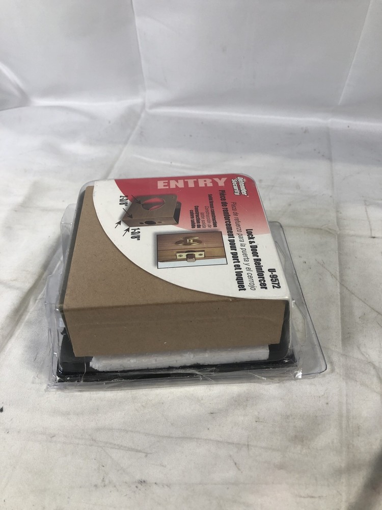 Defender Security U-9572 Lock & Door Reinforcer Solid Brass
