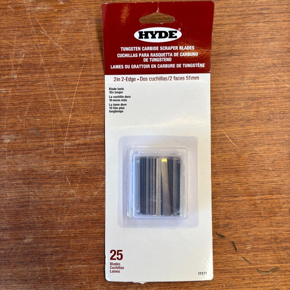 Tungsten Carbide Scraper Blade Replacement 25 Pack