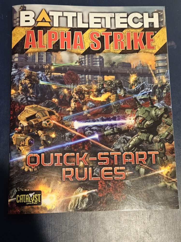 Battletech Alpha Strike Introductory Rules Rulebook Rule book