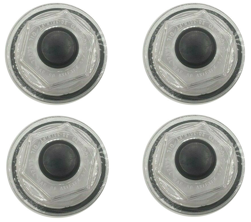 (4) Replacement 8K 2-7/8" Oil Bath Caps Trailer Axle Fits Dexter 21-35 LCI 8000#