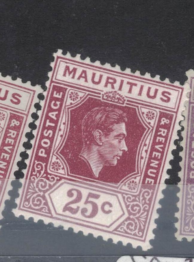 Mauritius SG 259b April 1948 Printing MOG (9fiz)