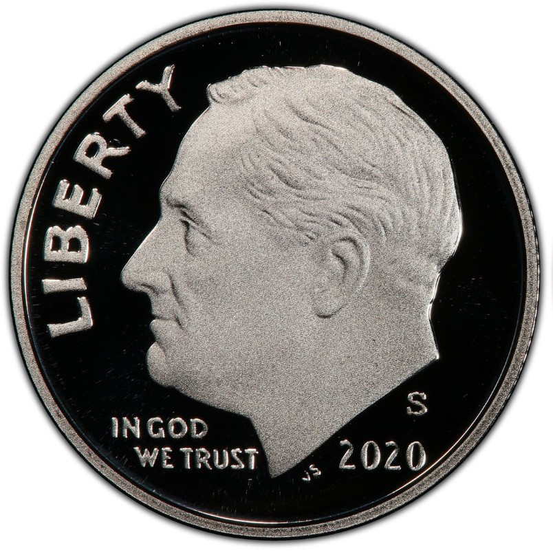 2020-S Clad Proof Roosevelt Dime 10C