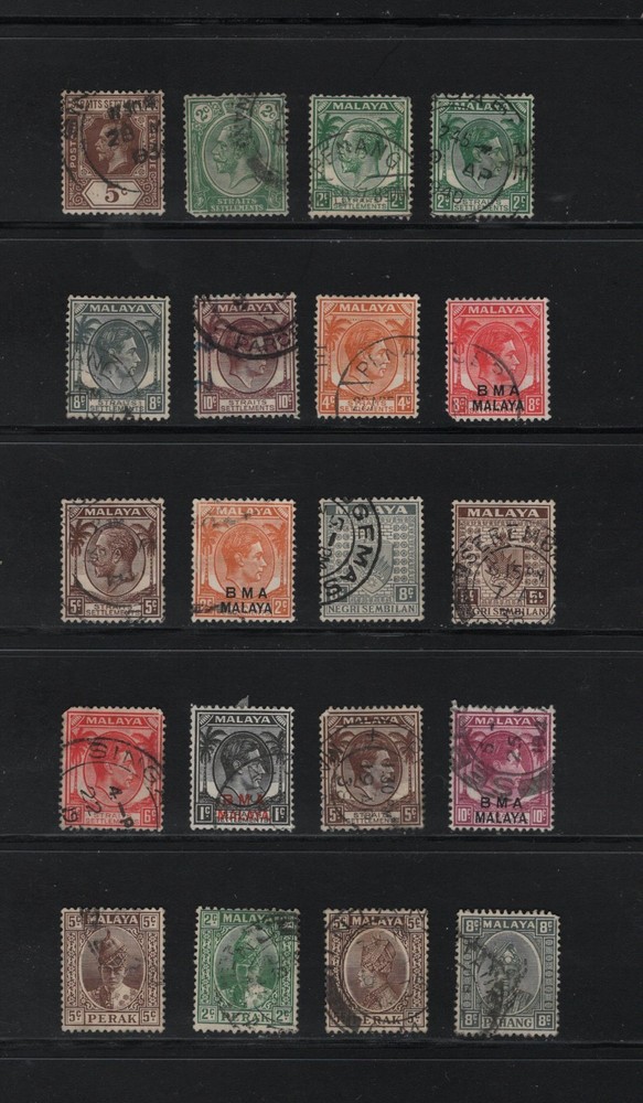 Malaya-  lot  347.   Used.