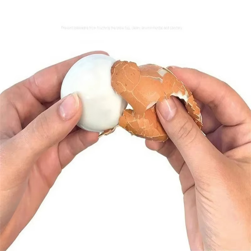 Negg Red Boiled Egg Peeler – Easy Egg Shell Remover Kitchen Tool