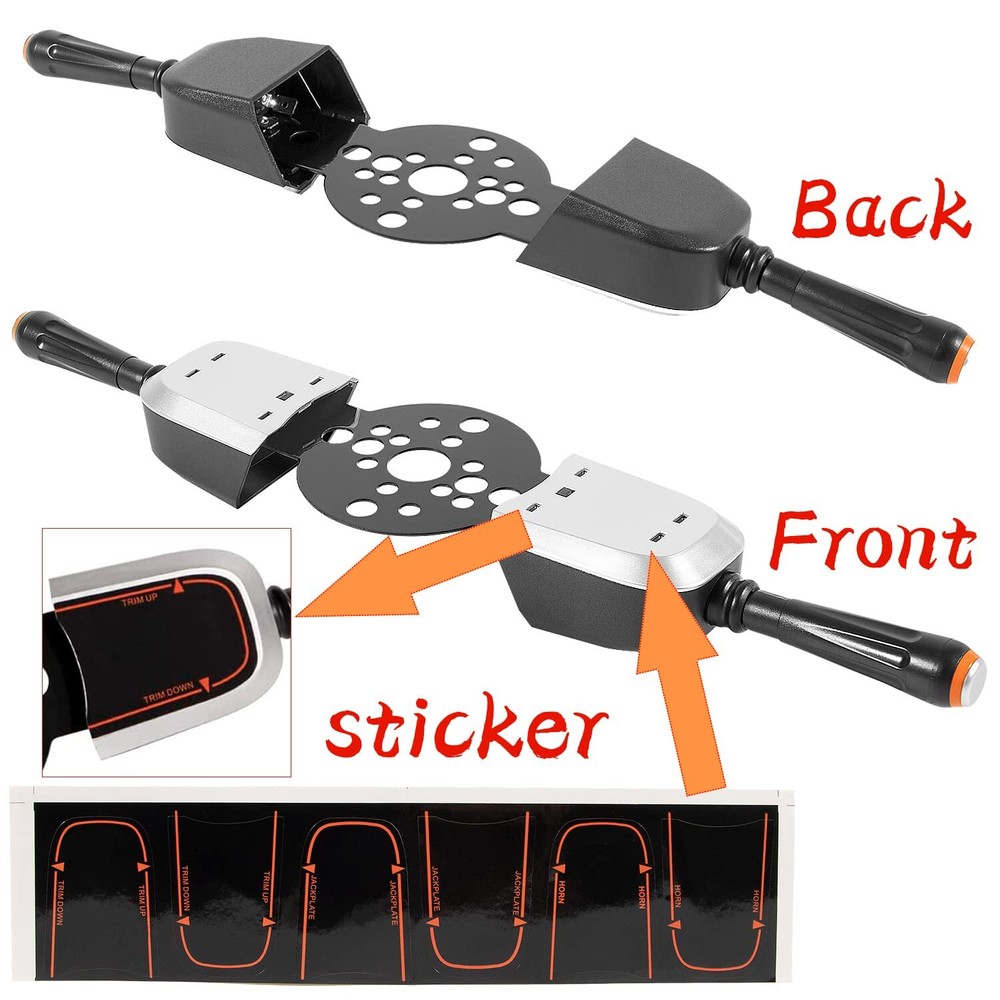 For PT2000-2P Seastar Hydraulic Pro Blinker Trim Jack Plate Dual Control Switch