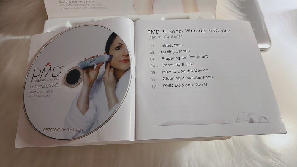 PMD Personal Microdermabrasion Machine with Kit & CD-(New In Box)