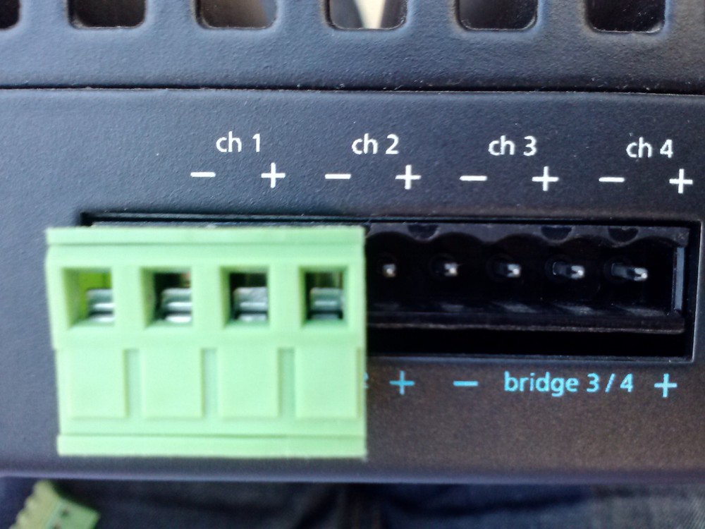 4-Pin Power / Speaker High Level Input Plug DSP Processor DS18 DBPX200 DBPM100