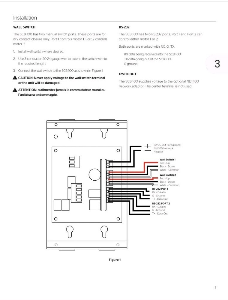 Da-Lite Projection Screen Control SCB-100