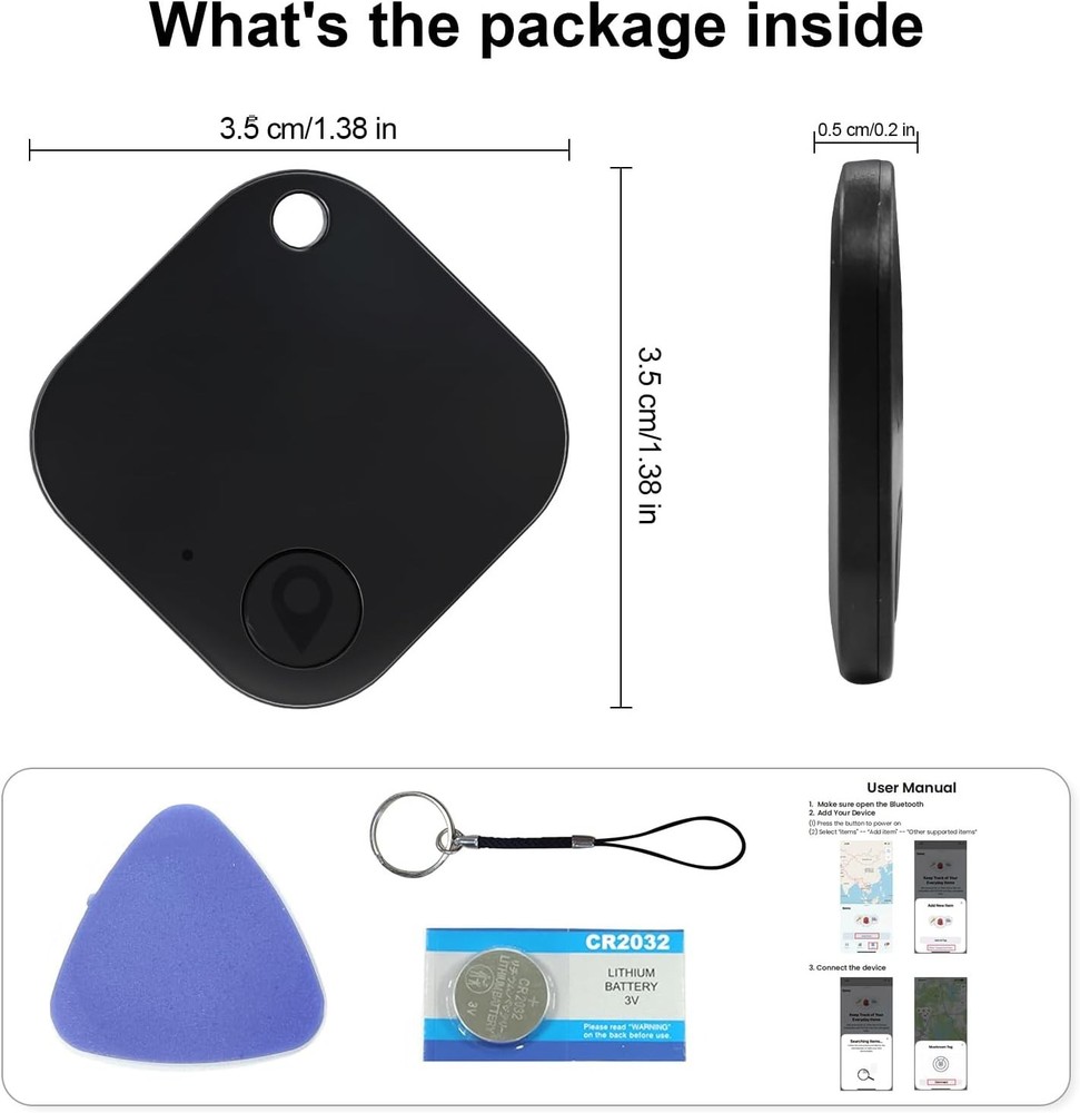 Android Air Tags-4 Pack Air Tag for Android,Google Certified Smart Android Track