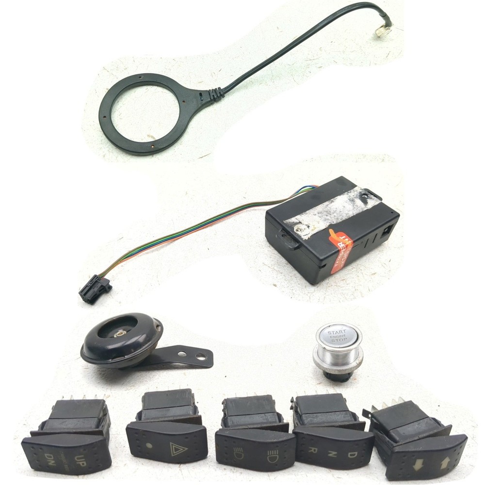 22-24 Kandi EV Cowboy E10K Front Ignition Switch Ring Push Start Keyless Entry