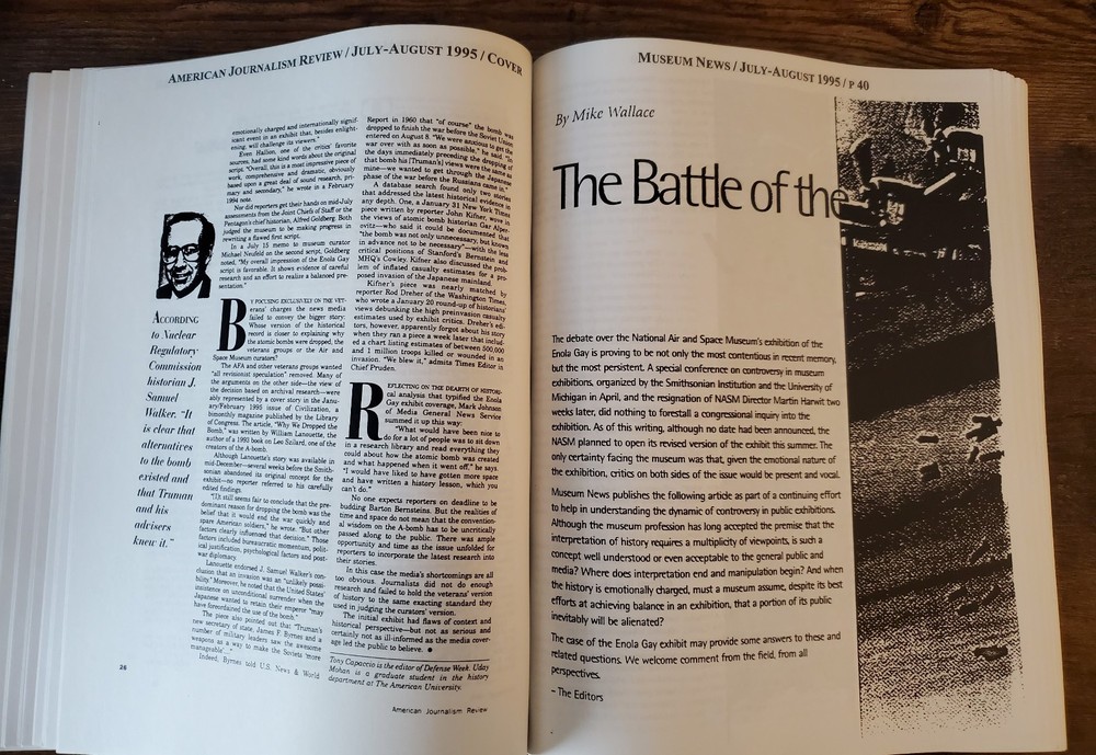 Enola Gay Coverage - 1995 - Softcover Air Force Association