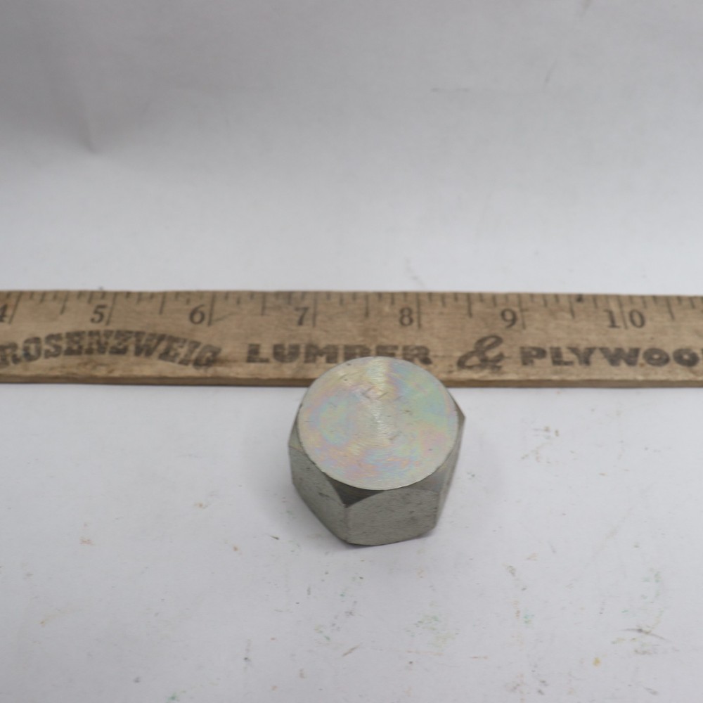 Female AN Flare Cap Super Nickel 1"