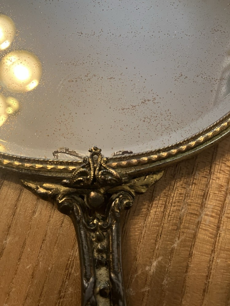 2 Handheld Mirrors FLAWS On Both See All Picture Before Purchase