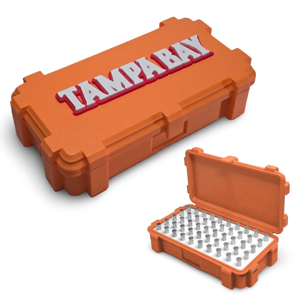 ⭐ CUSTOM 3D Printed Ammo Box | Personalized Logo & Color | ANY CALIBER!