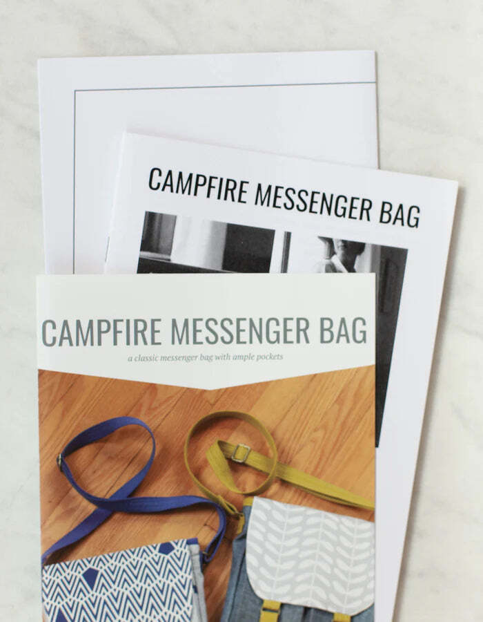 Campfire Messenger Bag Pattern by Noodlehead