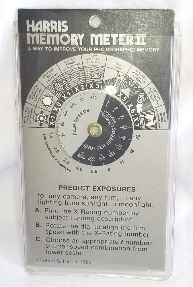 Harris Memory Meter II Dial To Improve Photographic Memory