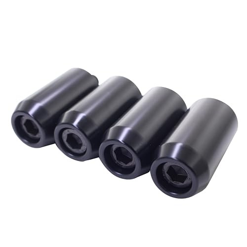 Black 2pcs Motorcycle Crash Bar Guard Ball Engine Guard Collision Protector